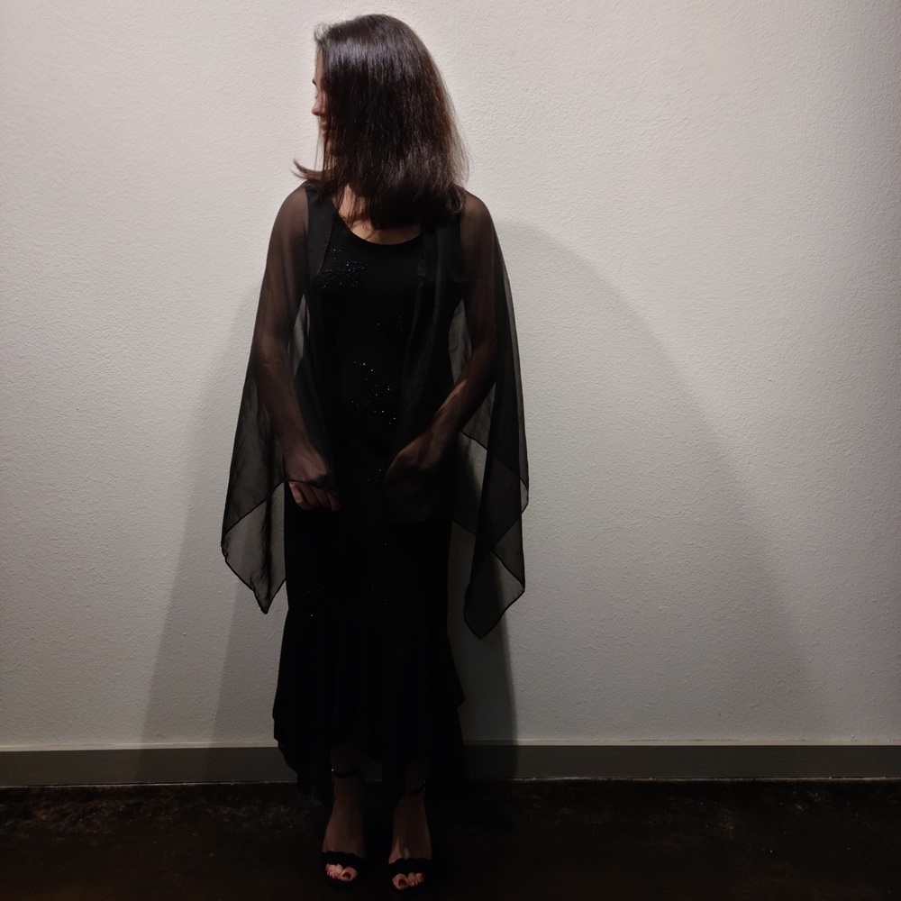 R&M Richards black dress